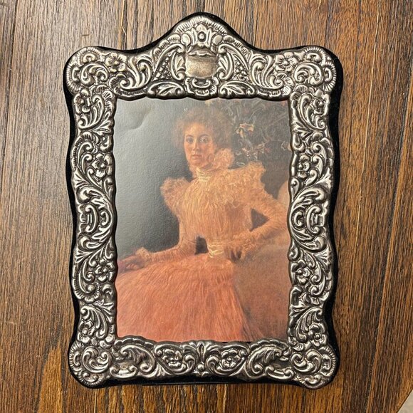 Silver Leaf Picture Frame with Gustav Klimt Print - Picture 12 of 16
